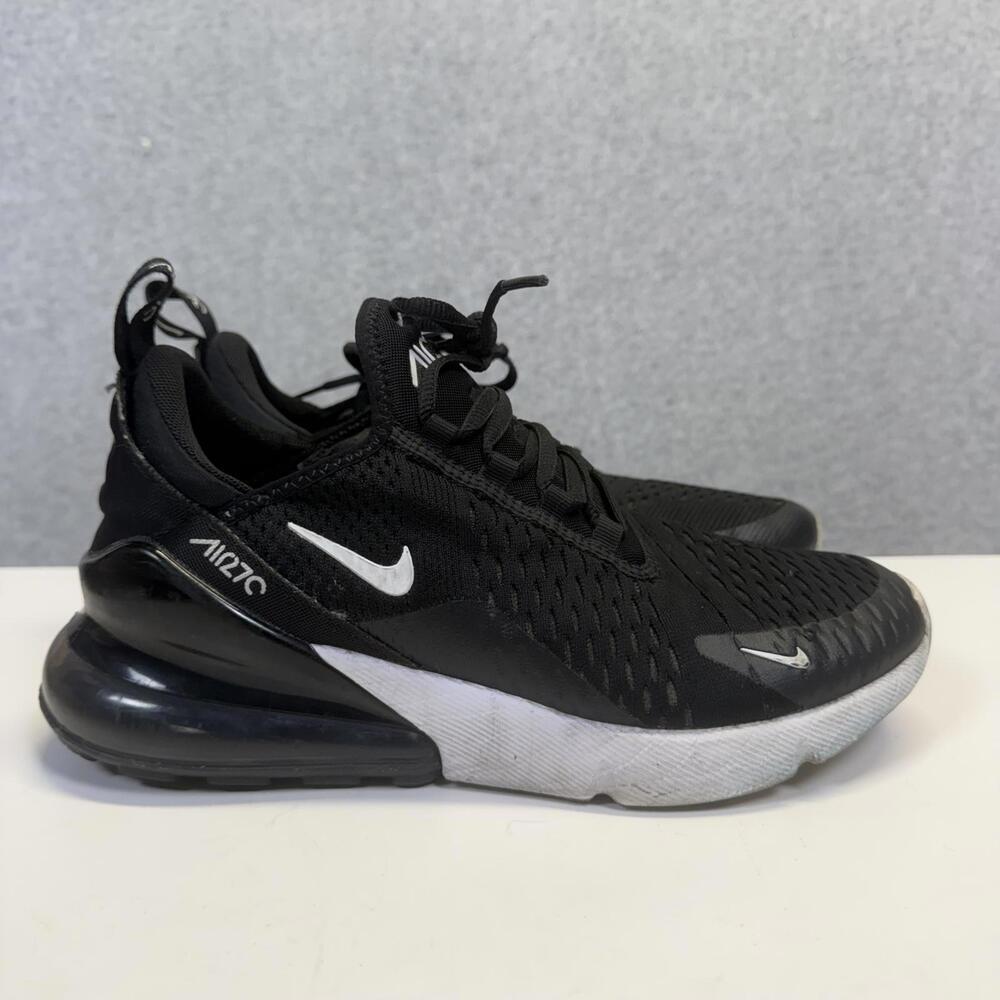 Nike Air Max 270 Black White Womens Sz 8.5 Running Shoes Sneakers AH6789-001